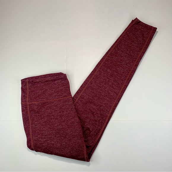 Athleta Pants - Athleta leggings Quest Chaturanga tight leggings 138362-04 crimson women size S